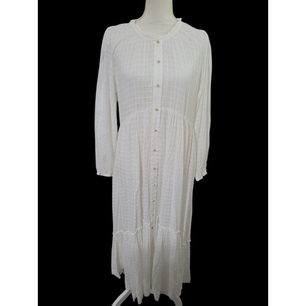 Jaded Gypsy Morning Walks Duster Dress Maxi  One Size Cottagecore Boho Indie
